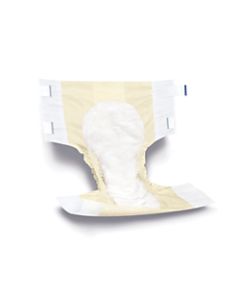 Ultracare Cloth-Like Adult Briefs, X-Large, 59 - 66in, Yellow, 20 Briefs Per Bag, Case Of 3 Bags