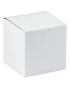 Office Depot Brand Gift Boxes, 6inL x 6inW x 6inH, 100% Recycled, White, Case Of 100