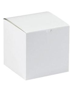 Office Depot Brand Gift Boxes, 6inL x 6inW x 6inH, 100% Recycled, White, Case Of 100
