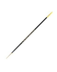 Silver Brush Renaissance Series Long-Handle Paint Brush 7100, Size 3, Round Bristle, Sable Hair, Multicolor