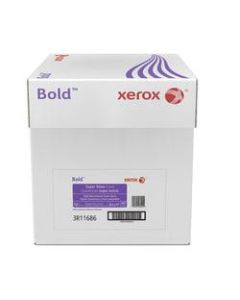 Xerox Bold Digital Super Gloss Cover, Letter Size (8 1/2in x 11in), 92 (U.S.) Brightness, 12 Pt (247 gsm), FSC Certified, 200 Sheets Per Ream, Case Of 4 Reams