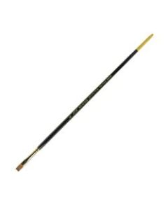 Silver Brush Renaissance Series Long-Handle Paint Brush 7102, Size 8, Bright Bristle, Sable Hair, Multicolor
