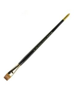 Silver Brush Renaissance Series Long-Handle Paint Brush 7102, Size 20, Bright Bristle, Sable Hiar, Multicolor