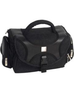 Urban Factory City Reflex CRC02UF Carrying Case (Tote) Camera - Black - Faux Leather, Denim - 15in Height x 9.8in Width x 7.1in Depth