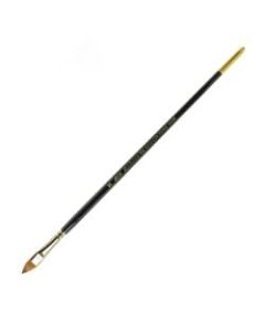 Silver Brush Renaissance Series Long-Handle Paint Brush 7110, Size 10, Cats Tongue Bristle, Sable Hair, Multicolor