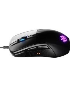 SteelSeries Rival 710 Mouse - TrueMove3 - Cable - Black - USB - 12000 dpi - 7 Button(s) - Right-handed Only