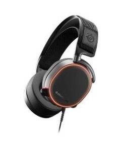 SteelSeries Arctis Pro Headset - Stereo - Mini-phone, USB - Wired - 32 Ohm - 10 Hz - 40 kHz - Over-the-head - Binaural - Circumaural - Noise Cancelling, Bi-directional Microphone - Black, White