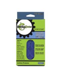 GekkoDots Reusable Adhesive Dots, 1in, Purple, Pack Of 48, Set Of 2 Packs