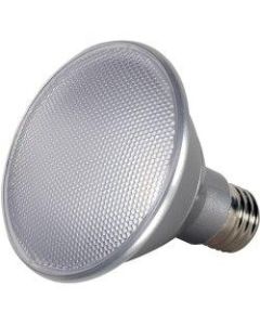 Satco 13PAR20 LN LED 3K Bulb - 13 W - 120 V AC - PAR30LN Size - Soft White Light Color - 25000 Hour - 4940.3 deg.F (2726.8 deg.C) Color Temperature - 90 CRI - 40 deg. Beam Angle - Dimmable - Energy Saver - 1 Each