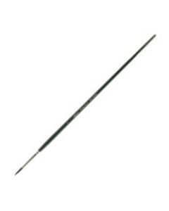Silver Brush Ruby Satin Series Long-Handle Paint Brush 2500, Size 2, Round Bristle, Synthetic, Multicolor