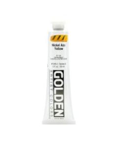 Golden Heavy Body Acrylic Paint, 2 Oz, Nickel Azo Yellow
