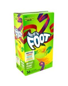 Fruit By The Foot Fruit Snacks, Assorted Flavors, 0.75 Oz, Box Of 36