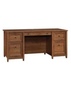 Sauder Edge Water Executive Desk, Auburn Cherry