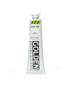 Golden Heavy Body Acrylic Paint, 2 Oz, Green Gold