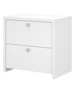 kathy ireland Office by Bush Business Furniture Echo Lateral File Cabinet, Pure White, Standard Delivery