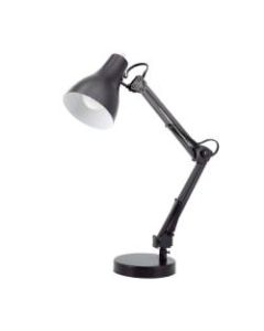 Realspace Trazio LED Architect Task Lamp, 22inH, Black