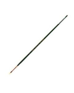 Silver Brush Grand Prix Paint Brush Series 1002, Size 0, Bright Bristle, Hog Hair, Green