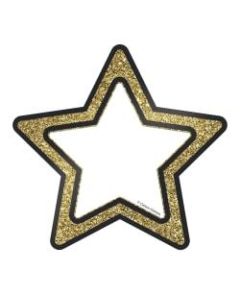 Carson-Dellosa Sparkle And Shine Single Cut-Outs, Gold Glitter Stars, 8 1/8inH x 5 15/16inW x 1/2inD, Pack Of 36 Cut-Outs