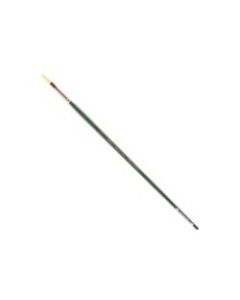 Silver Brush Grand Prix Paint Brush Series 1003, Size 2, Filbert Bristle, Hog Hair, Green