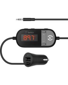Belkin TuneCast In-Car 3.5mm to FM Transmitter - Cable - Headphone