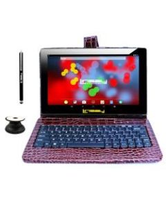 Linsay F10IPS Tablet, 10.1in Screen, 2GB Memory, 32GB Storage, Android 10, Brown Crocodile