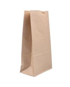 JAM Paper Medium Kraft Lunch Bags, Brown, 5 x 9 3/4 x 3, Pack Of 25 Bags
