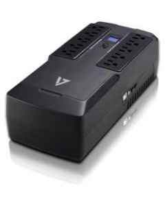 V7 UPS 750VA Desktop US - Desktop - 6 Hour Recharge - 120 V AC Input - 10