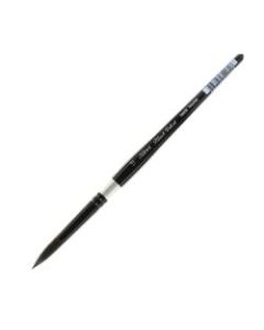 Silver Brush 3000S Black Velvet Series Paint Brush, Size 12, Round Bristle, Squirrel Hair/Synthetic Filament, Multicolor