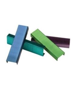 Swingline Color Bright Staples, 1/4in Assorted, Box Of 2000