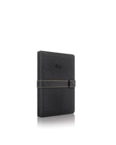 Solo Urban Universal Fit Tablet/eReader Booklet, 5.5in to 8.5in, Black/Orange