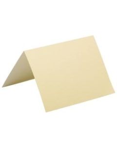JAM Paper Note Cards, Fold-Over, 4 5/8in x 6 1/4in, Ivory, Pack Of 25