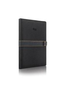 Solo Urban Universal Fit Tablet/eReader Booklet Case, 8.5in To 11in, Black/Orange