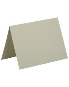 JAM Paper Fold-Over Cards, 5in x 6 5/8in, Ivory, Pack Of 25
