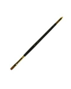 Silver Brush Renaissance Series Short-Handle Paint Brush, Size 6, Bright, Sable, Multicolor