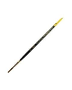 Silver Brush Renaissance Series Short-Handle Paint Brush, Size 2, Bright, Sable, Multicolor
