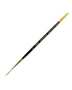 Silver Brush Renaissance Series Short-Handle Paint Brush, 0, Silver Script, Sable, Multicolor