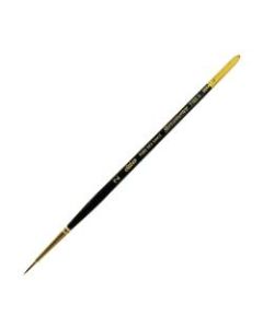Silver Brush Renaissance Series Short-Handle Paint Brush, Size 2, Round, Sable, Multicolor