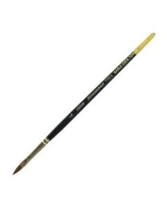 Silver Brush Renaissance Series Short-Handle Paint Brush, Size 4, Cats Tongue, Sable, Multicolor
