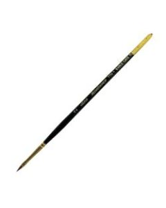 Silver Brush Renaissance Series Short-Handle Paint Brush, Size 2, Cats Tongue, Sable, Multicolor