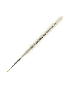 Silver Brush Ultra Mini Series Paint Brush, Size 20, Taklon Filament, Flat Brisstle, Pearl White