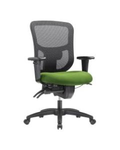 WorkPro 9500XL Series Ergonomic Mesh/Premium Fabric Mid-Back Big & Tall Chair, Black/Lime