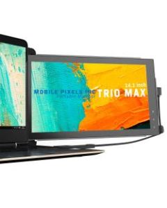 Mobile Pixels TRIO Max - LCD monitor - 14in - portable - 1920 x 1080 Full HD (1080p) @ 60 Hz - 300 cd/m2 - USB-C - metallic black