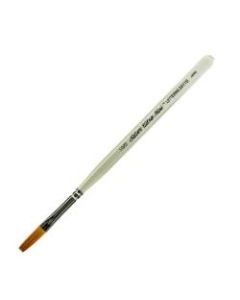 Silver Brush Ultra Mini Series Paint Brush, Size 10, Stroke, Taklon Filament, Pearl White