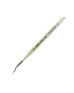 Silver Brush Ultra Mini Series Paint Brush, Size 5, Tear Drop, Taklon Filament, Pearl White