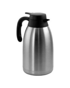 MegaChef 2-Liter Thermal Beverage Carafe, Silver