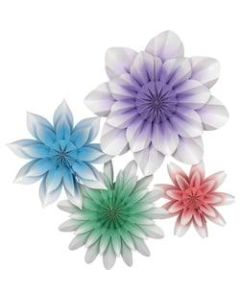 Teacher Created Resources Paper Flowers, Floral Bloom, Pack Of 4 Paper Flowers