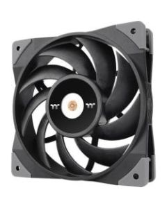 Thermaltake ToughFan 12 High Static Pressure Radiator Fan (Single Fan Pack)  - 4.72in Maximum Fan Diameter - 436.5 gal/min Maximum Airflow - 2000 rpm - 22.3 dB(A) Noise - Air Cooler - Hydraulic Bearing - 4-pin PWM - Rubber - 4.6 Year Life