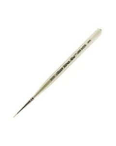 Silver Brush Ultra Mini Series Paint Brush, Size 20, Monogram Liner, Taklon Filament, Pearl White