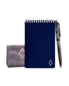Rocketbook Mini Notebook, 3-1/2in x 5-1/2in, 48 Pages, Dark Blue