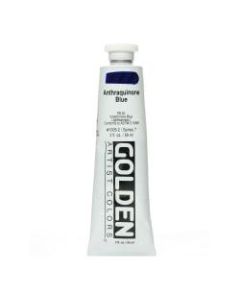 Golden Heavy Body Acrylic Paint, 2 Oz, Anthraquinone Blue